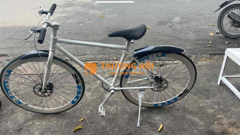 Xe đạp vành đúc màu Trắng