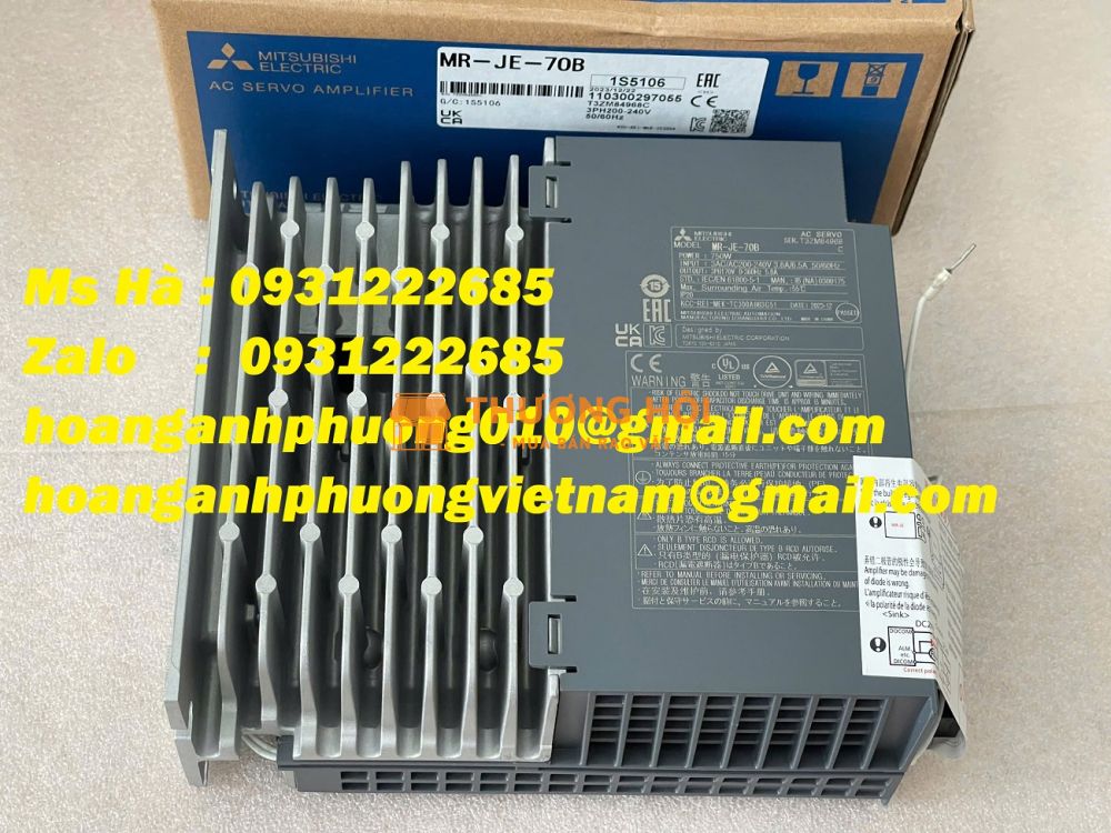 Bộ điều khiển dòng JE series MR-JE-70B mitsubishi