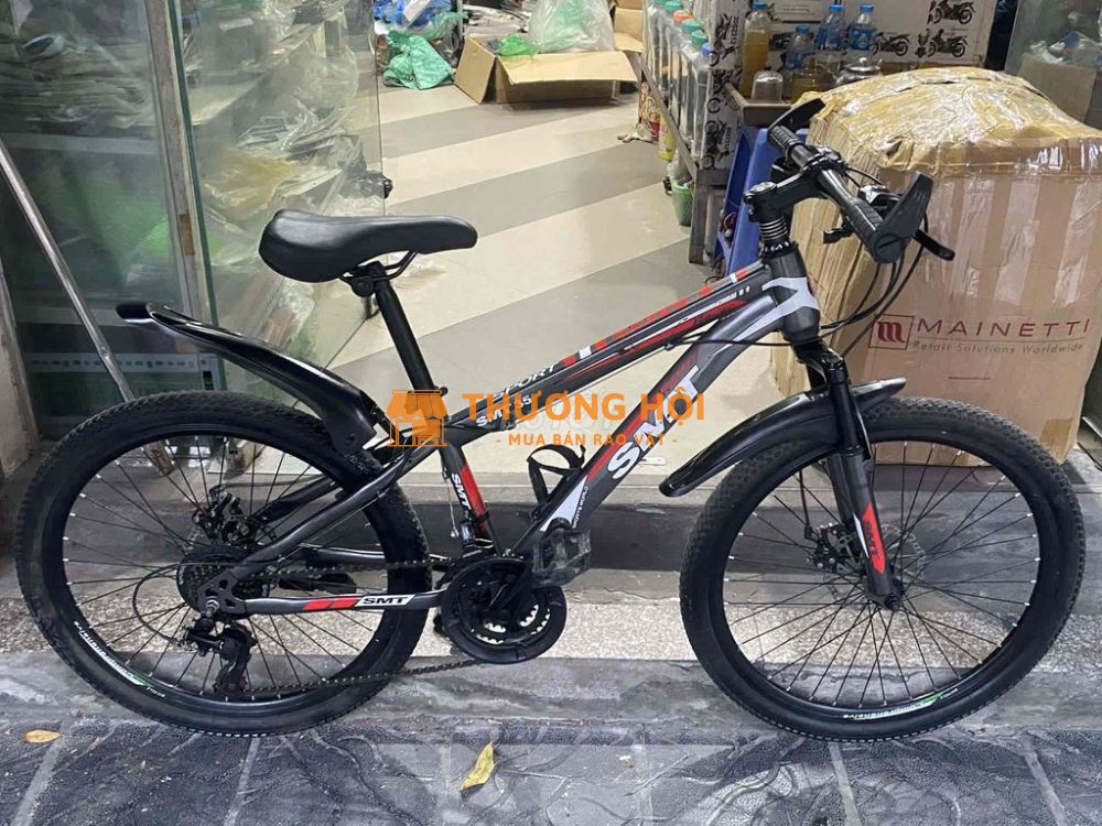 Xe đạp địa hình SMT 35 Đen đỏ