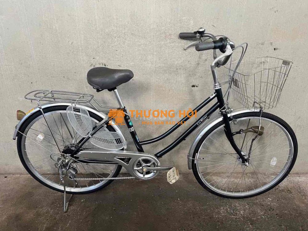 Xe đạp địa hình DKAL đen khung nhôm vành 26, full