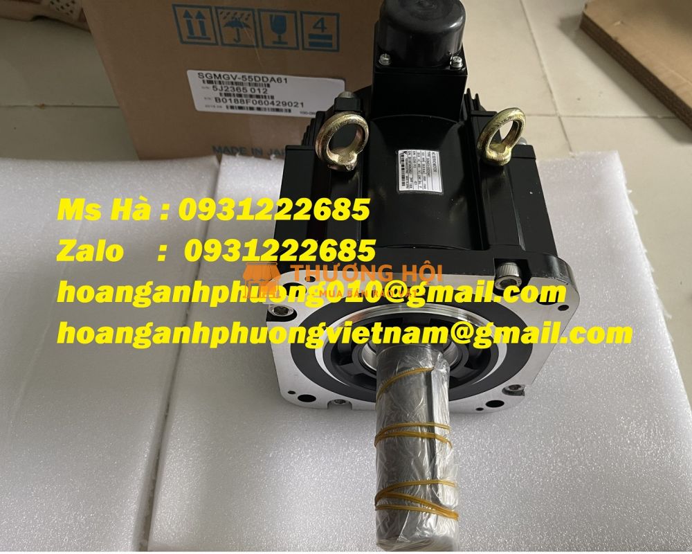 Bộ servo motor yaskawa SGMGV-55DDA61 chính hiệu - ưu đãi giá