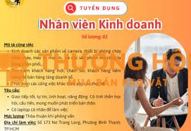 TUYỂN DỤNG KINH DOANH CAMERA VÀ THIẾT BỊ TIN HỌC