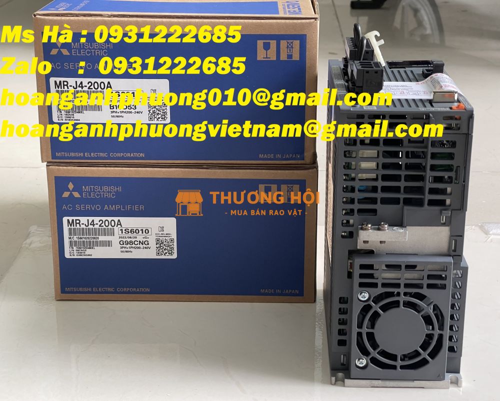 Servo hiệu suất cao MR-J4-200A mitsubishi dòng melservo J4