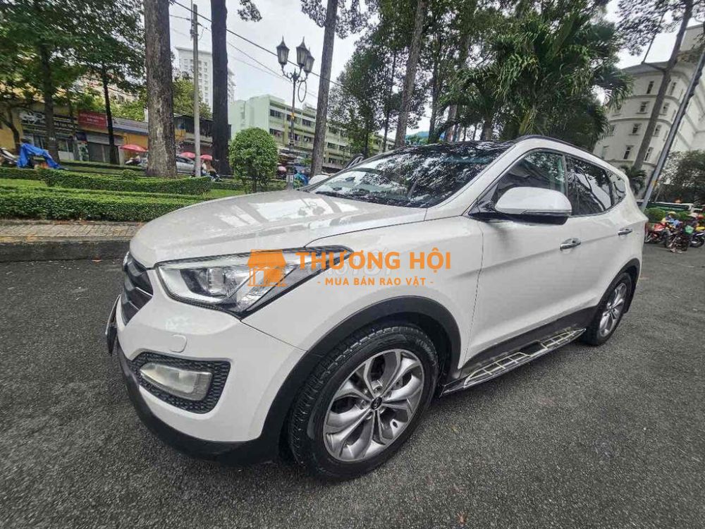 Santafe dk t8.2015 mới 85% bản full 4x4..máy xăng