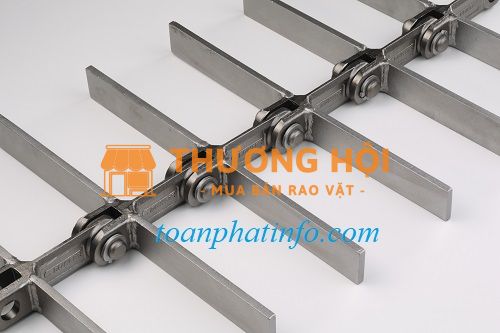 Xích Cánh Gạt (Scraper Chain) – Chịu Mài Mòn Cực Cao, Bền Bỉ Trong Môi Trường Khắc Nghiệt.