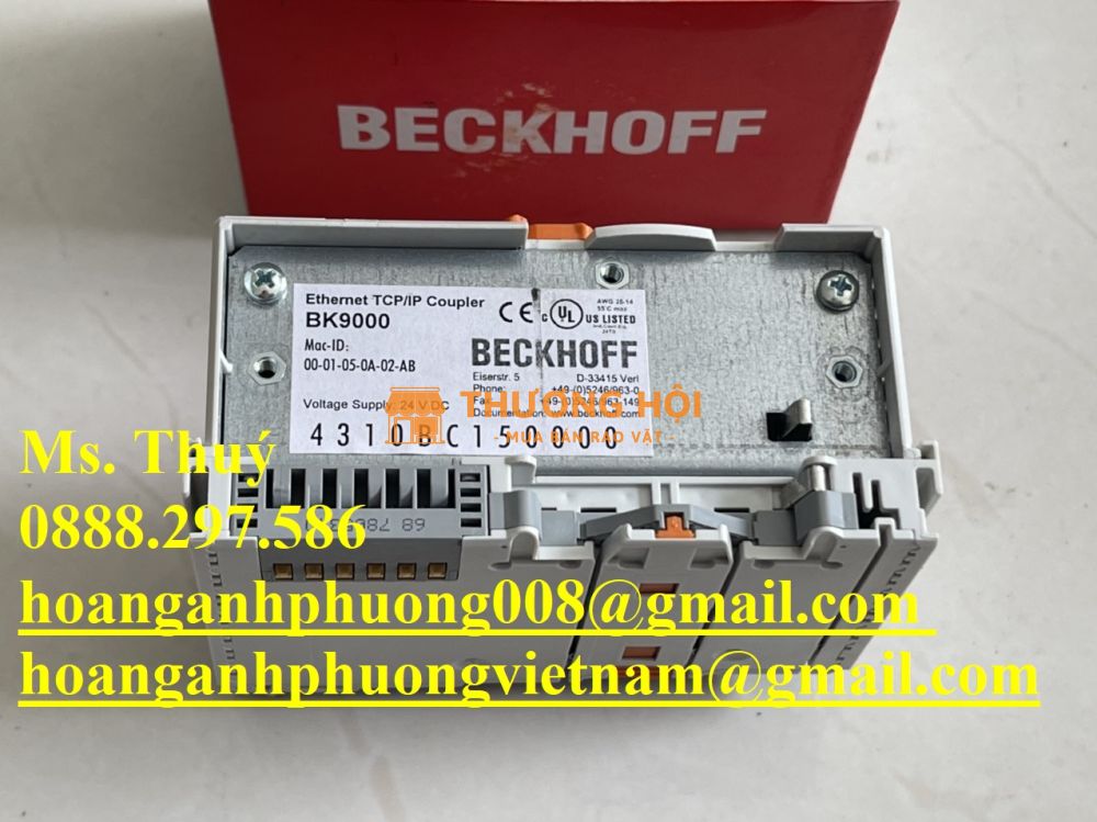 Phân phối mô đun Beckhoff BK9000 - Hàng Đức chính hãng