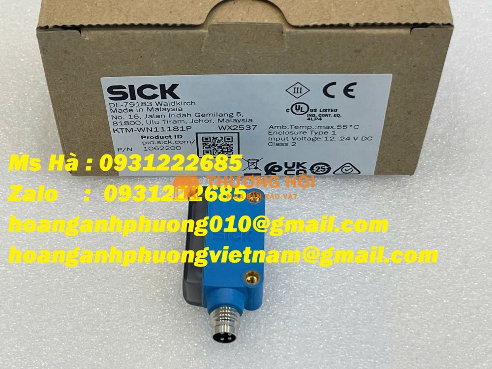 Sick KTM-WN11181P cảm biến tương phản - phát hiện vật thể nhanh