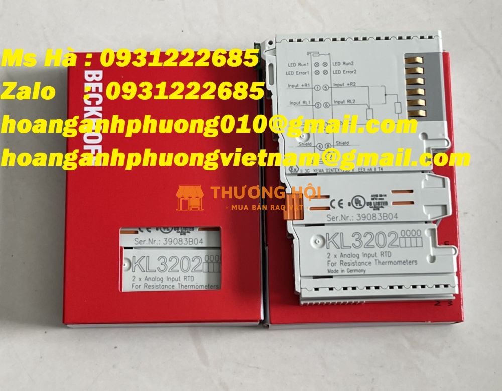 Beckhoff KL3202 mô đun nhập - bảo hành 12 tháng đầy đủ