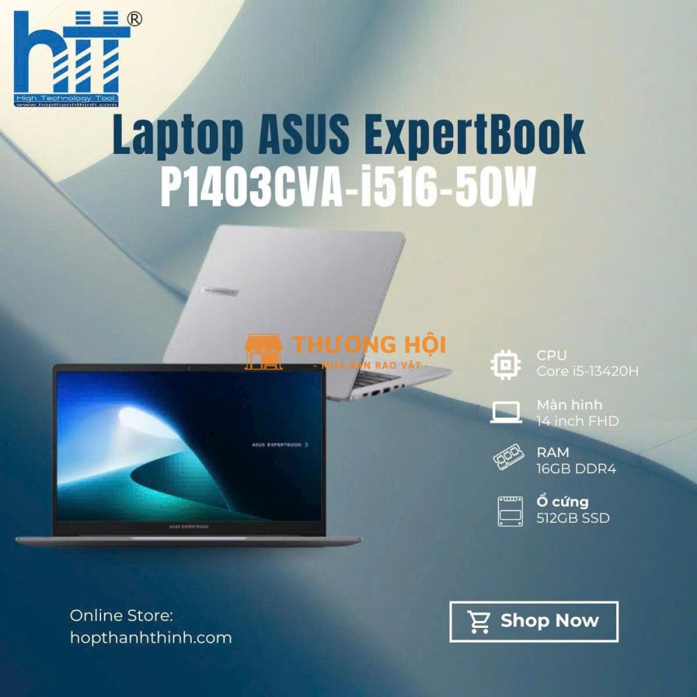 Laptop ASUS ExpertBook P1403CVA-i516-50W