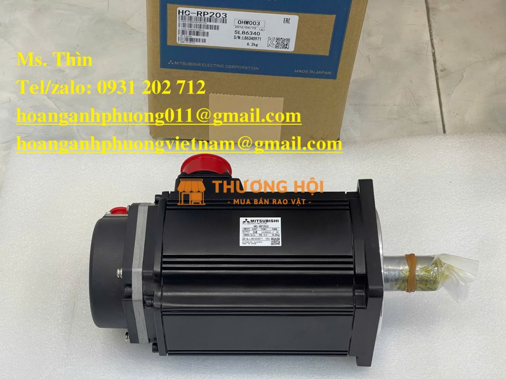 New 100% - Động cơ HC-RP203 - Mitsubishi giá tốt