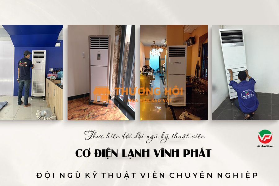 Chi tiết về Máy lạnh tủ đứng với các thương hiệu giá rẻ như MIDEA, GREE, FUNIKI