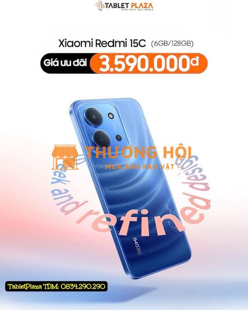 Xiaomi Redmi 15C – Hiệu năng ổn, giá chỉ 3.590k