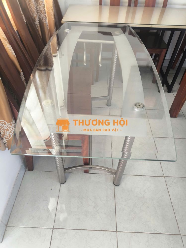 Thanh Lý Bàn Làm Việc Gỗ Kính Lớn