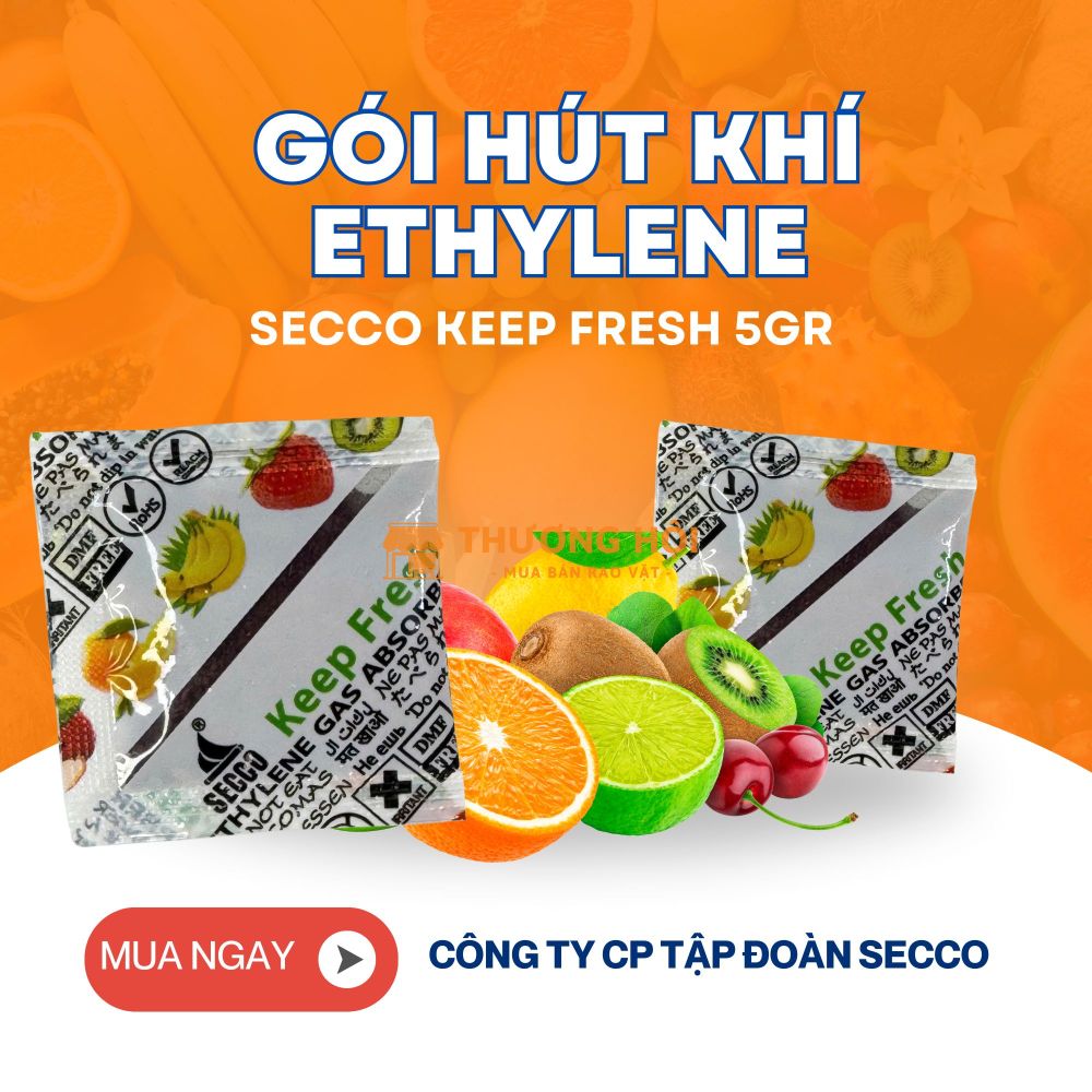 Gói Hút Khí Ethylene Secco 5gr Chuyên Bảo Quản Trái Cây - Nông Sản