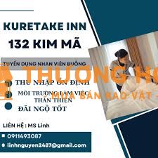 TUYỂN DỤNG BUỒNG PHÒNG TẠI 132 KIM MÃ BA ĐÌNH