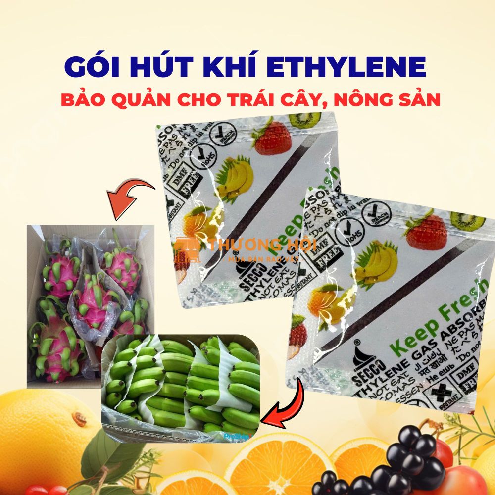 Gói Hút Ethylene Secco 5g: Chìa Khóa Giữ Lâu Trái Cây Tươi, Chống Úng Tuyệt Đối