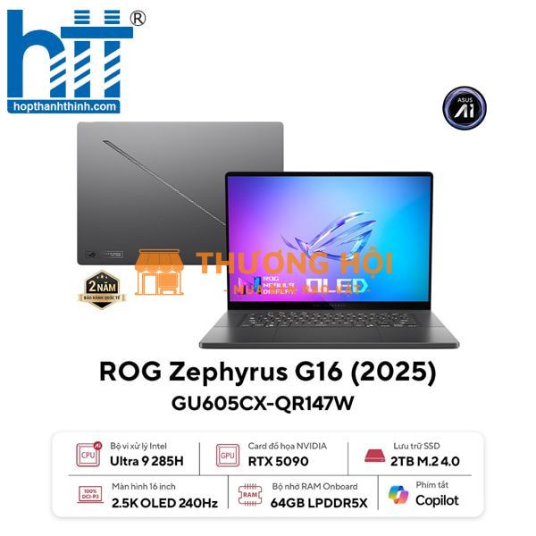 Laptop Asus ROG Zephyrus G16 GU605CX-QR147W