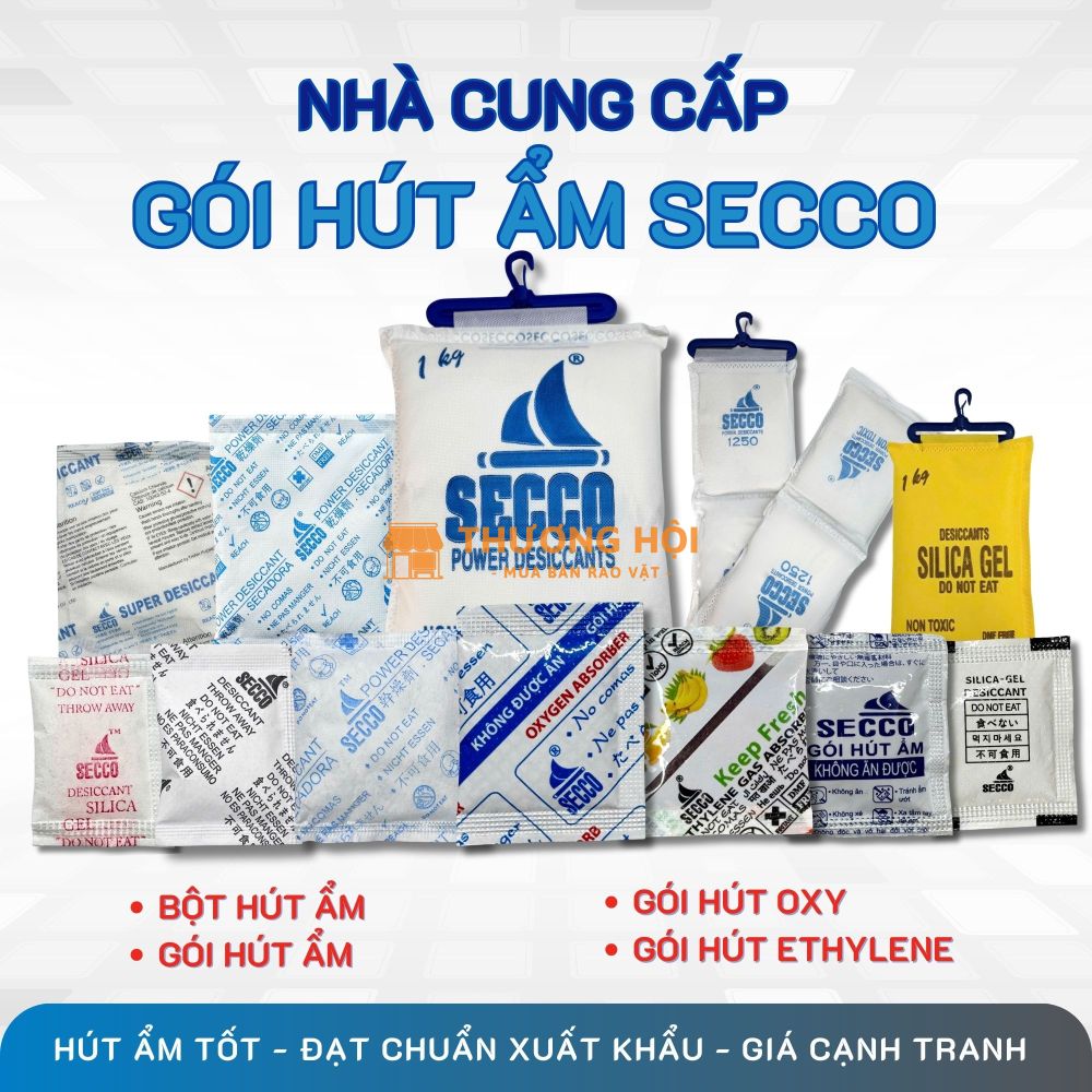 Nhà Cung Cấp Gói Hút Ẩm Secco Chính Hãng: Chống Ẩm Tuyệt Đối May Mặc, Điện Tử