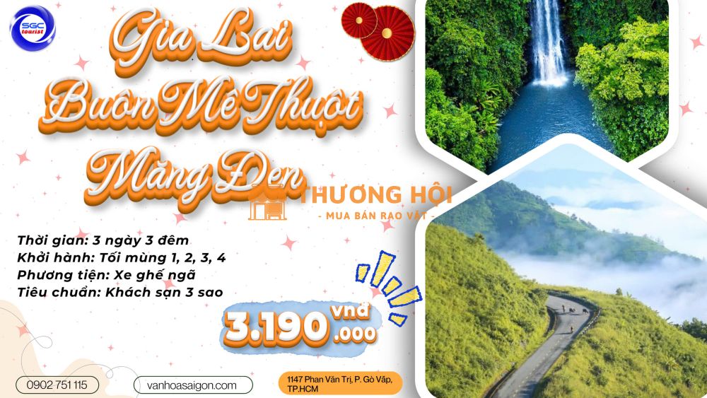Tết Âm lịch 2026- Đi Gia Lai - Măng Đen 3N3Đ- Trốn phố, về núi