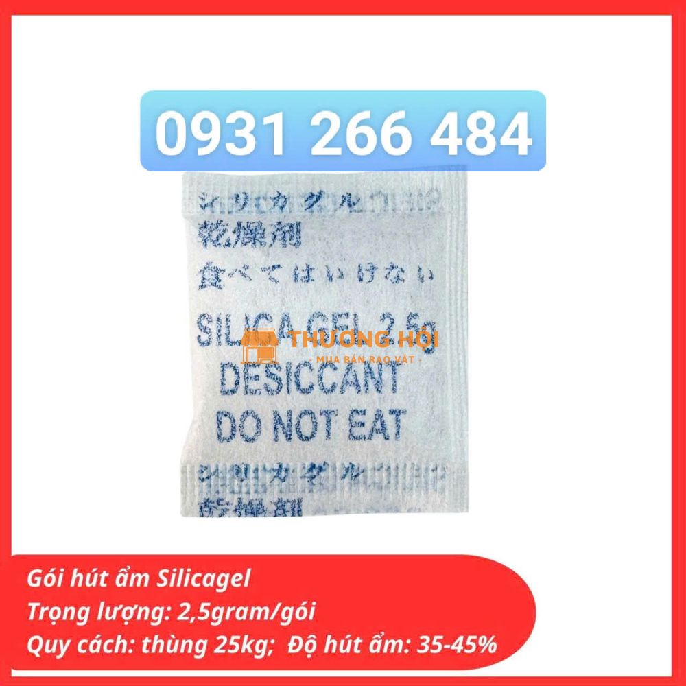 Gói hút ẩm cho ba lô túi xách chống mốc