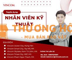 Nhân viên Kỹ thuật - Vincom Bà Triệu