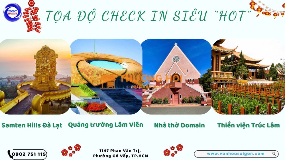 Đà lạt 3n3d thành phố ngàn hoa - sgc tourist - tết âm lịch 2026