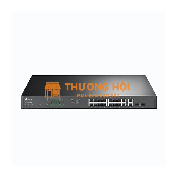 Switch TP-Link TL-SG1218MP (Gigabit (1000Mbps)/ 20 Cổng/ 4 SFP/ 16 cổng PoE/ Vỏ Thép)
