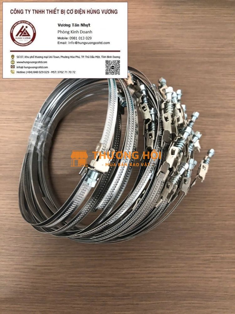 Đai siết cổ dê Inox-304 Ø32-50MM