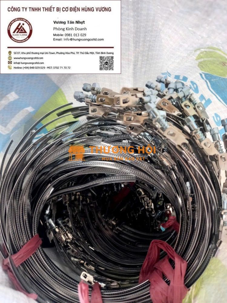 Đai siết cổ dê Inox-304 Ø18-27MM