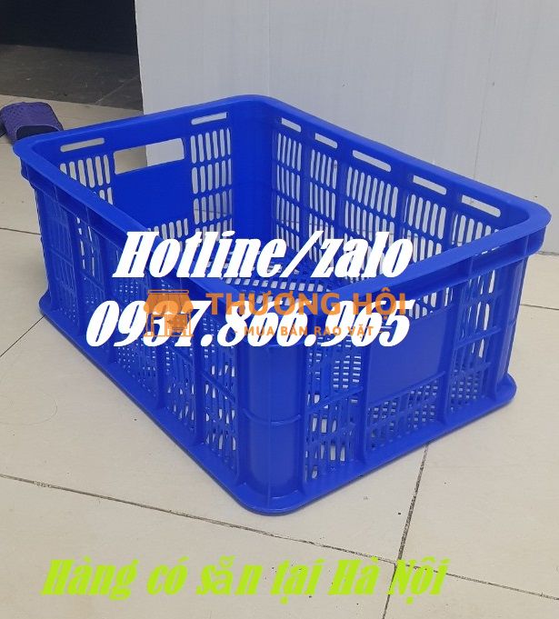 Rổ nhựa HPDE, sóng nhựa hở, sọt nhựa tại Long Biên, sọt đựng nông sản