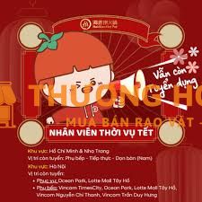 TUYỂN NHÂN VIÊN THỜI VỤ ĐÓNG HÀNG TẾT