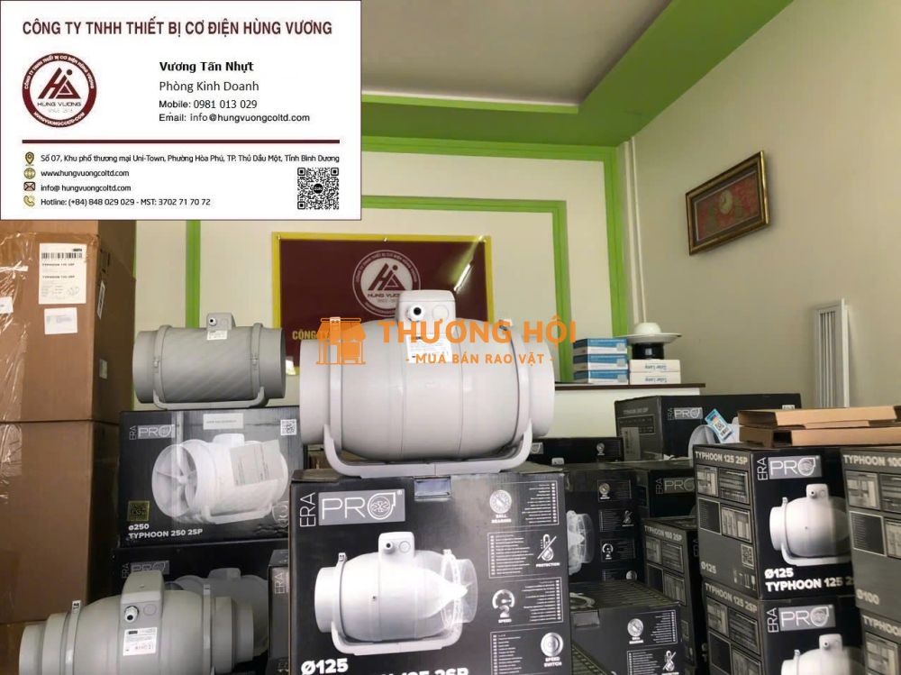 Quạt thông gió Era Pro TYPHOON 125 2SP – Chuẩn cao cấp cho mọi công trình