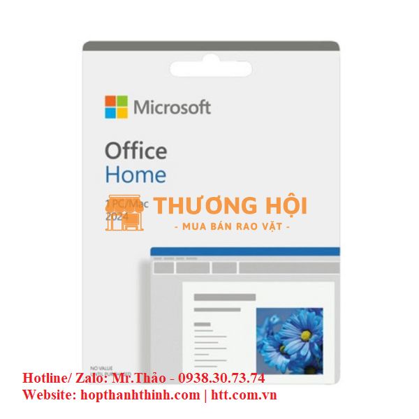 PHẦN MỀM MICROSOFT OFFICE HOME 2024 ENGLISH APAC EM MEDIALESS (EP2-06811)