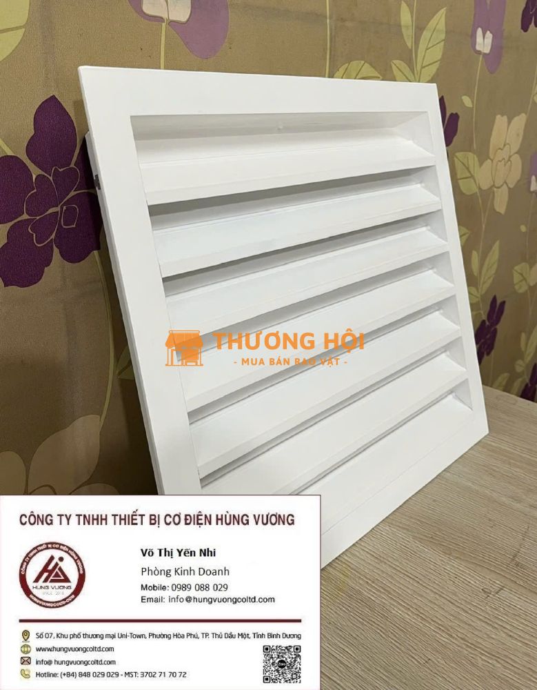 Miệng gió Louver nhôm cánh Z - LOU 106 - Hùng Vương