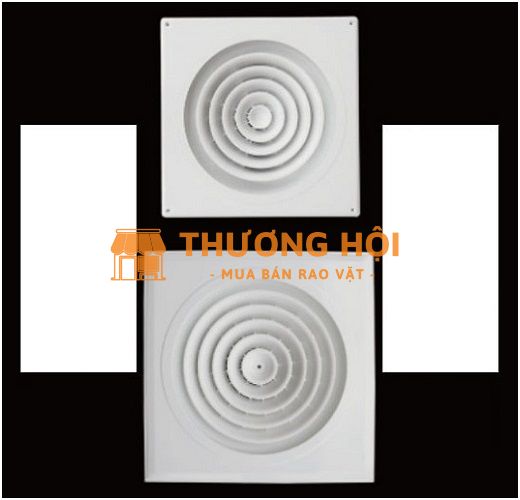 Miệng gió vuông tròn xoay 104A
