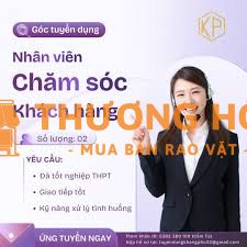 ⭐ Tuyển GẤP NHÂN VIÊN CHĂM SÓC KHÁCH HÀNG LÀM LÂU DÀI TẠI QUẬN GÒ VẤP