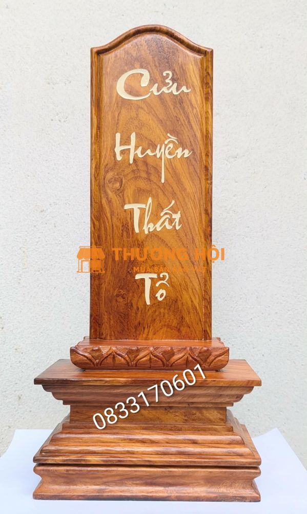 Địa chỉ bán bài vị cửu huyền thất tổ tại Tp.HCM, bán bài vị gia tiên bằng gỗ