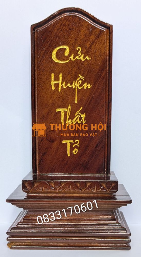 Địa chỉ bán bài vị cửu huyền thất tổ bằng gỗ tốt tại Tp.HCM, bán bài vị gia tiên bằng gỗ