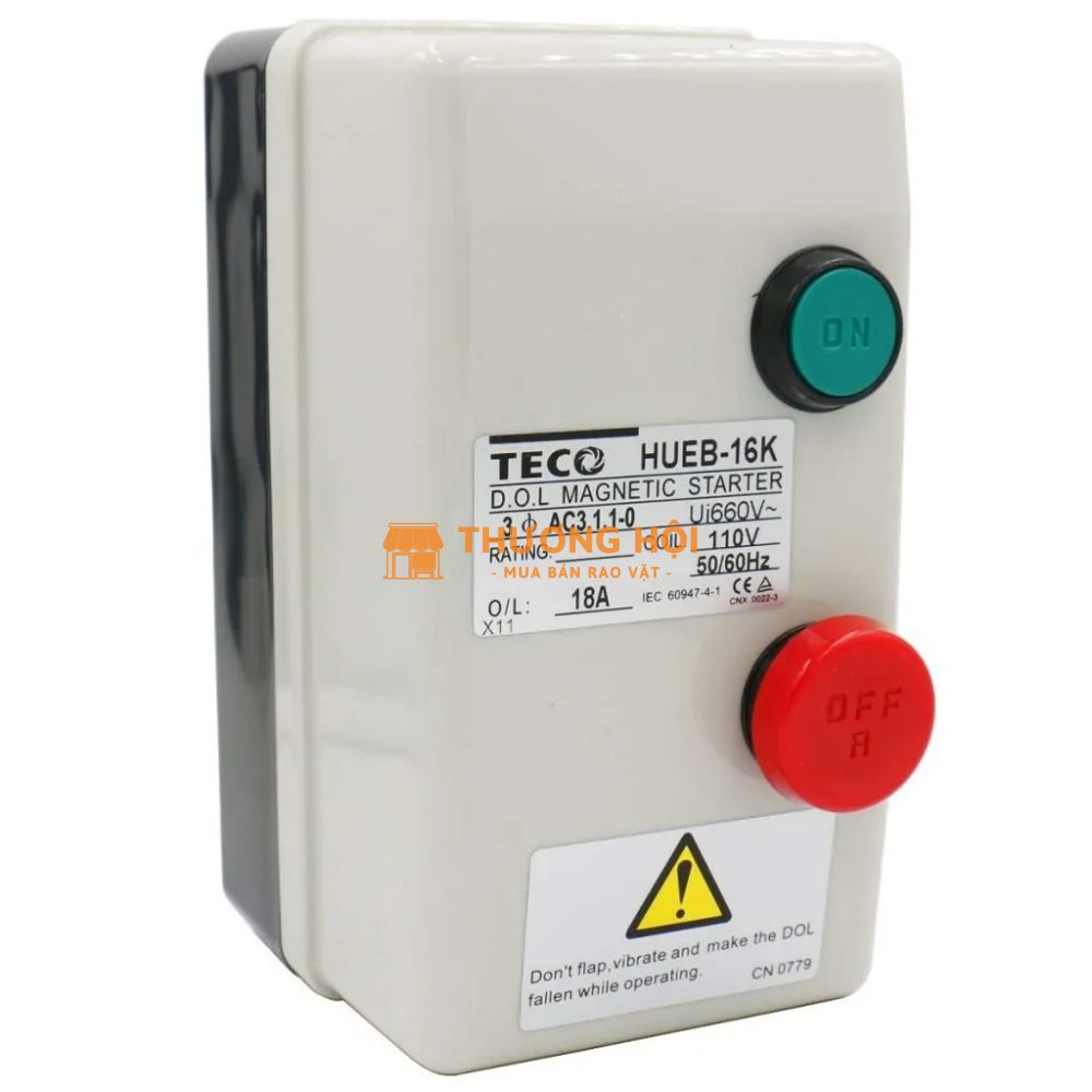 Contactor hộp TECO: HUEB-16
