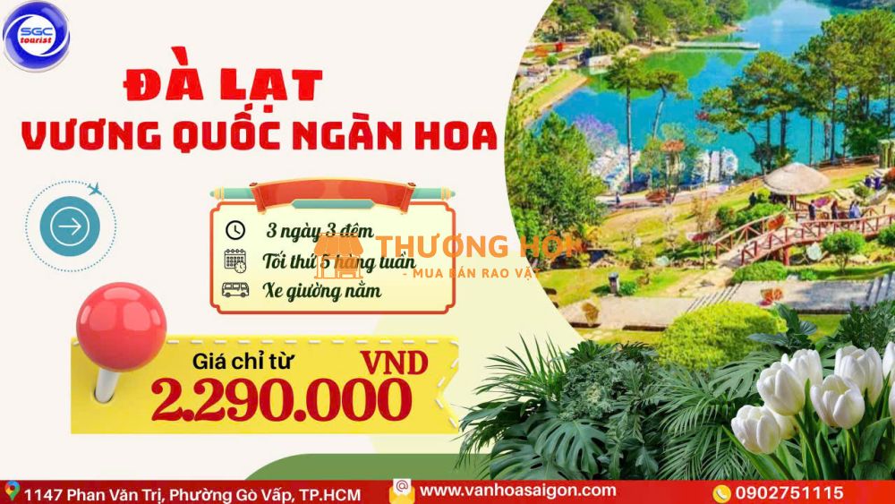 Đà Lạt - Vương quốc ngàn hoa 3N3D
