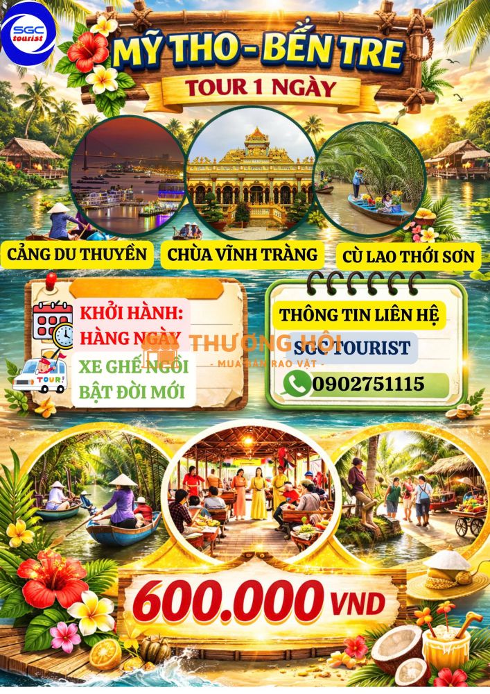 MỸ THO - BẾN TRE 1 NGÀY
