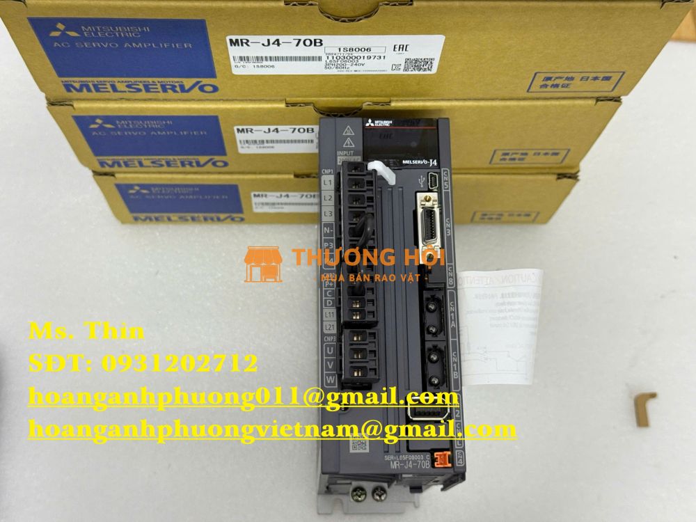 New - Bộ điều khiển Mitsubishi MR-J4-70B - hàng nhập giá tốt