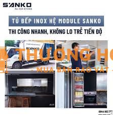 NHÂN VIÊN LẮP ĐẶT TỦ BẾP INOX HỆ MODULE SANKO