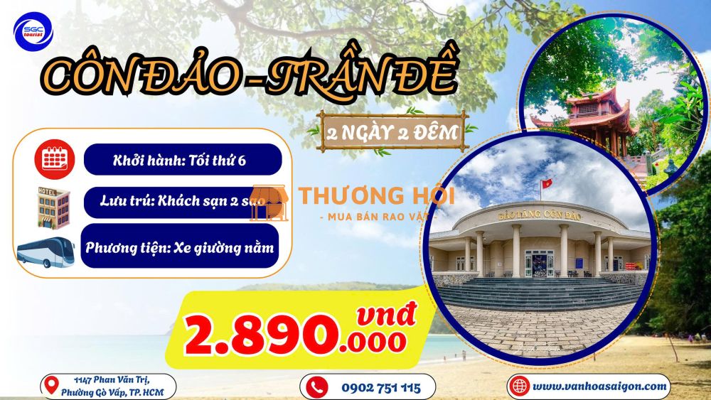 Khám phá Côn Đảo Trần Đề 2026 - SGC