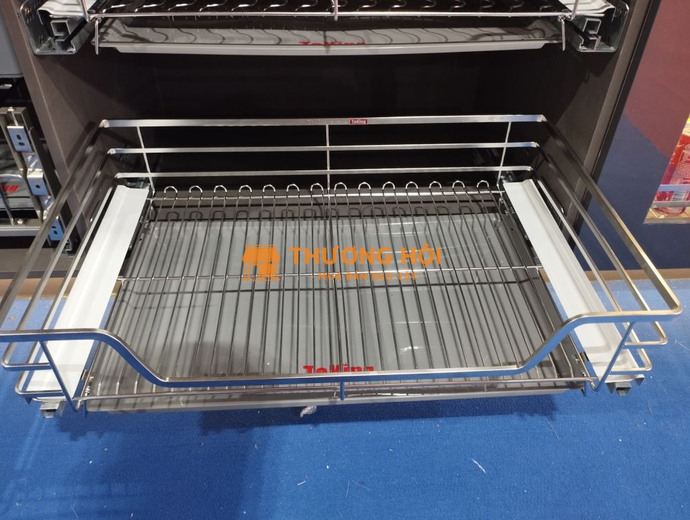 Kệ xoong nồi nan dẹt SUS 304 cao cấp TaKing, chất liệu bền đẹp, chắc chắn, an toàn