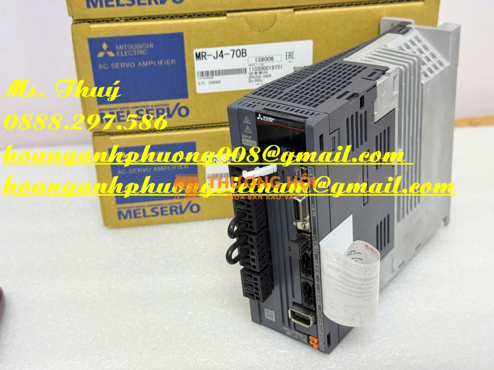 Chuyên hàng Mitsubishi - Bộ điều khiển MR-J4-70B chất lượng cao