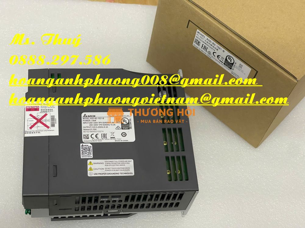 Bộ điều khiển Servo Delta ASD-B2-1521-B 1.5kW - Bình Dương