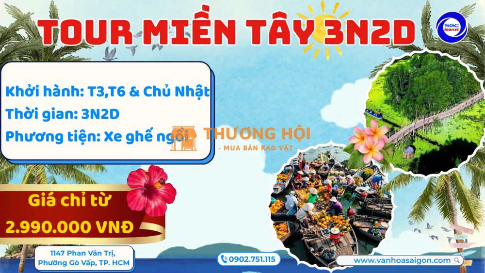Tour Miền Tây 3N2D 2026 - SGC
