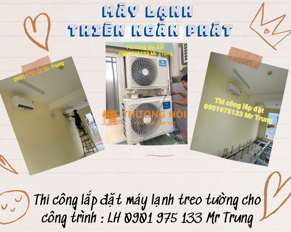 Đại lý phân phối máy lạnh treo tường giá gốc cho Dự án