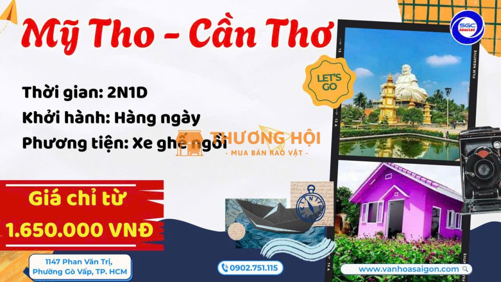 Tour Khám phá Mỹ Tho Cần Thơ 2026 - SGC